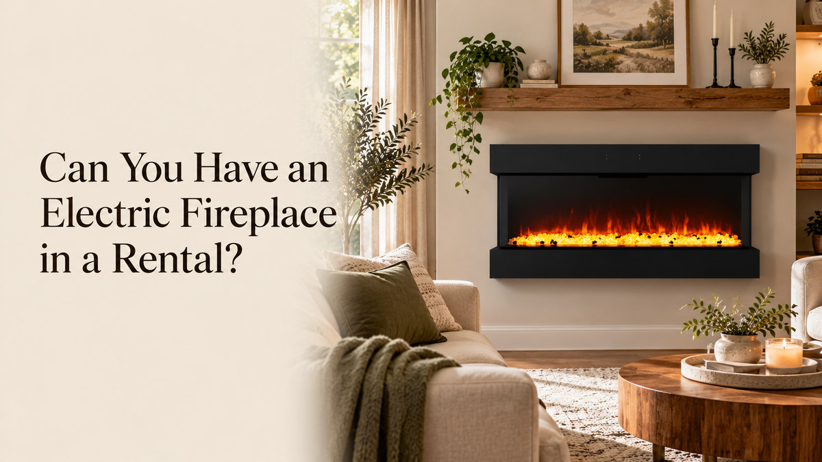 Can You Have an Electric Fireplace in a Rental? - Vanub