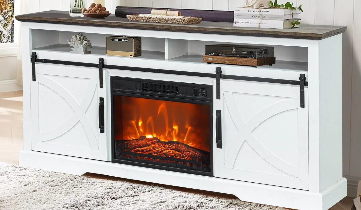 Electric Fireplace TV Stand vs Insert: Which Should You Buy? - Vanub