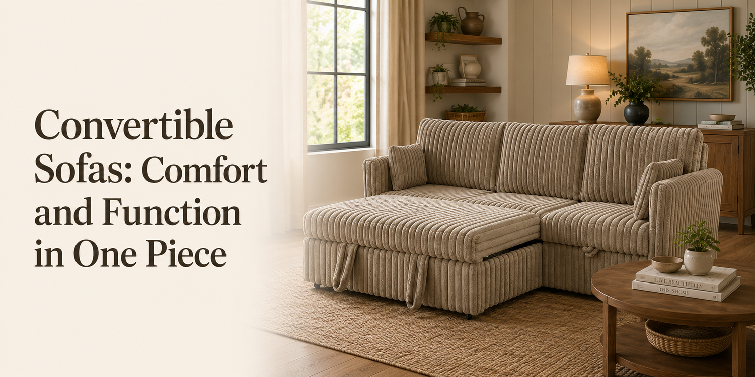 Convertible Sofas: Comfort and Function in One Piece - Vanub
