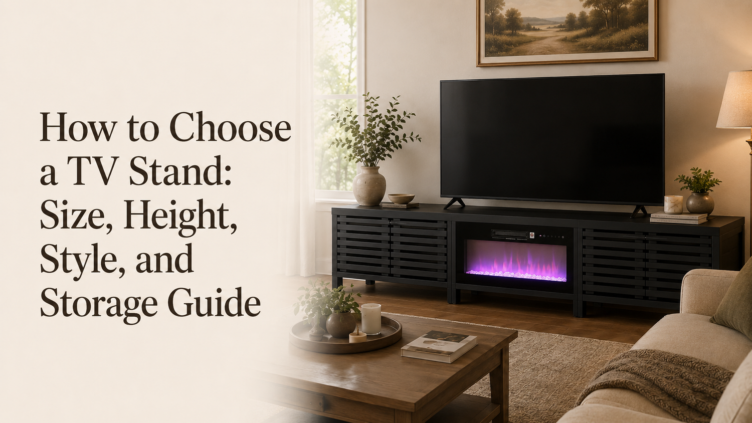 How to Choose a TV Stand: Size, Height, Style, and Storage Guide
