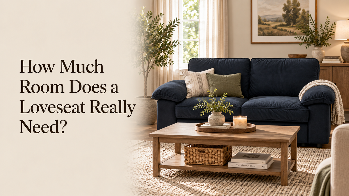 How Much Room Does a Loveseat Really Need? - Vanub