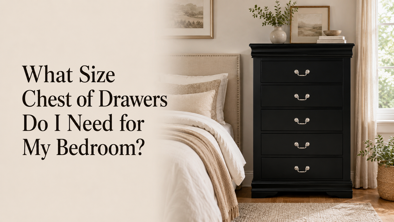 What Size Chest of Drawers Do I Need for My Bedroom?