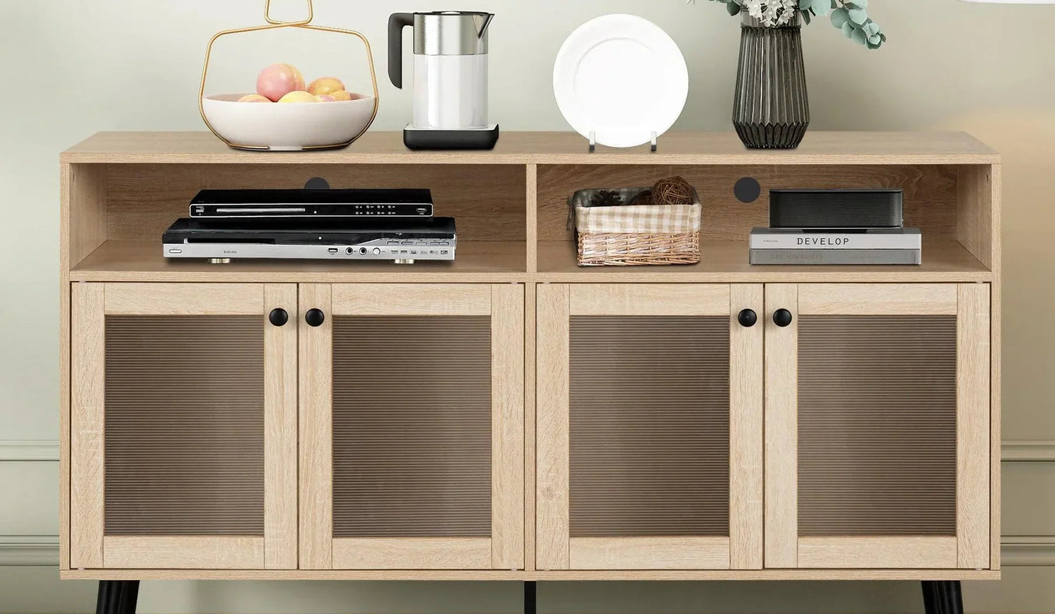 Open vs. Closed TV Stand: Which One Keeps Your Living Room Looking Cleaner? - Vanub