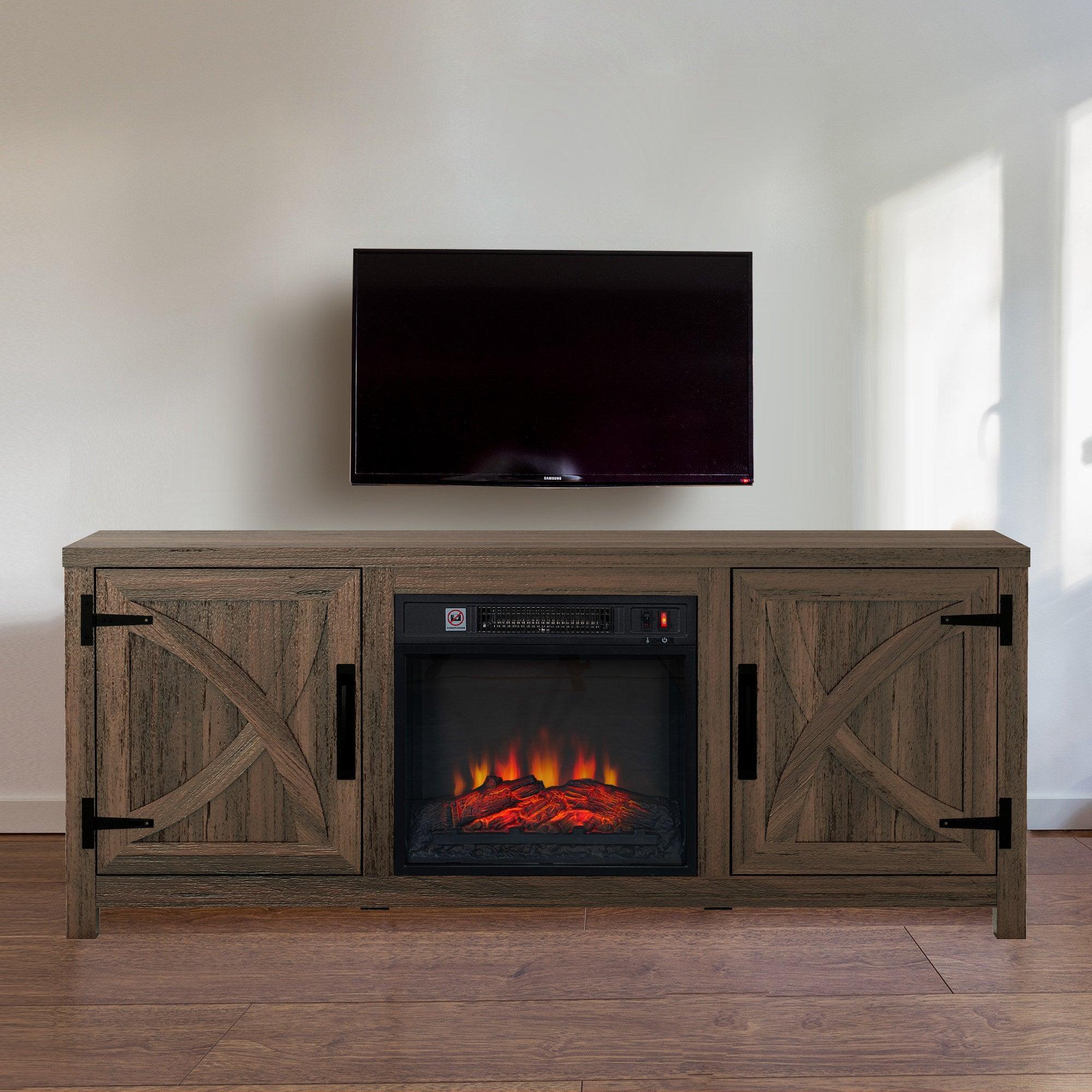 Farmhouse Electric Fireplace