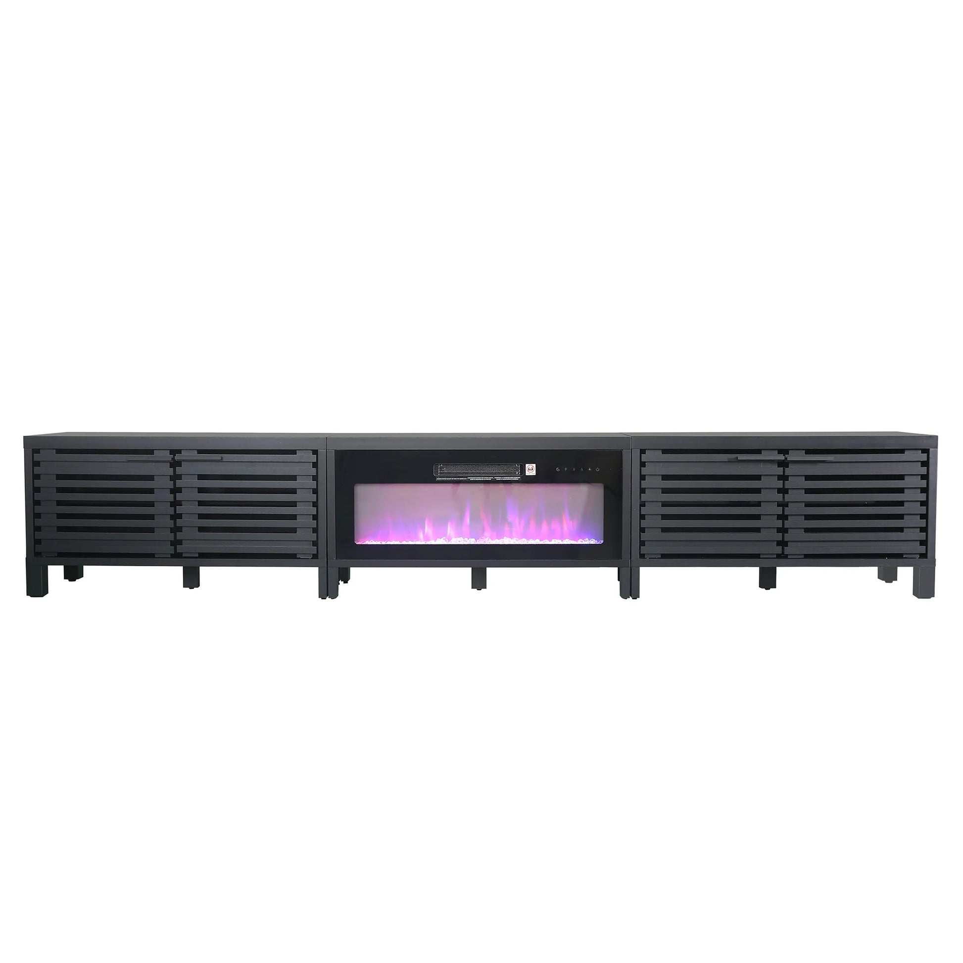 Vanub 115" Electric Fireplace TV Stand with 36" Electric Fireplace For Living Room - Vanub