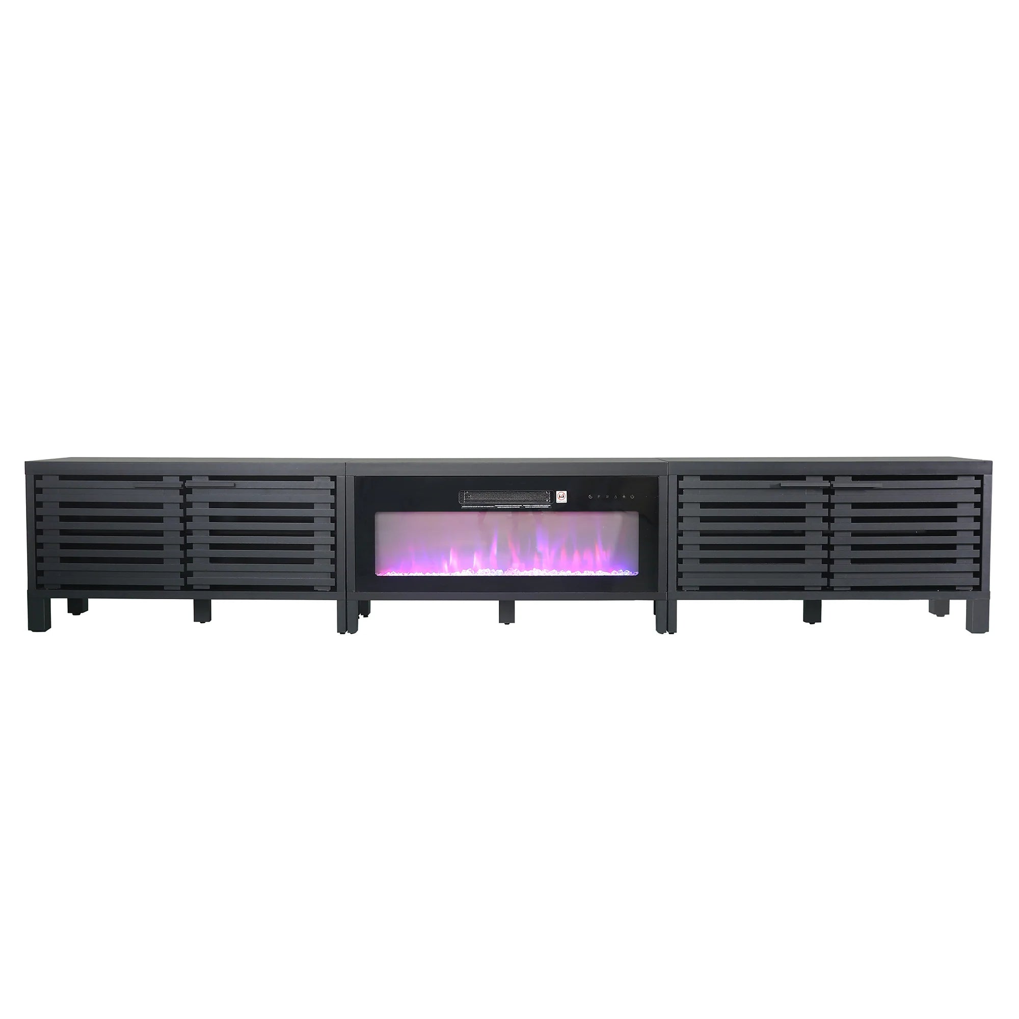Vanub 115" Electric Fireplace TV Stand with 36" Electric Fireplace For Living Room - Vanub