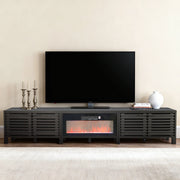 Vanub 115" Electric Fireplace TV Stand with 36" Electric Fireplace For Living Room - Vanub