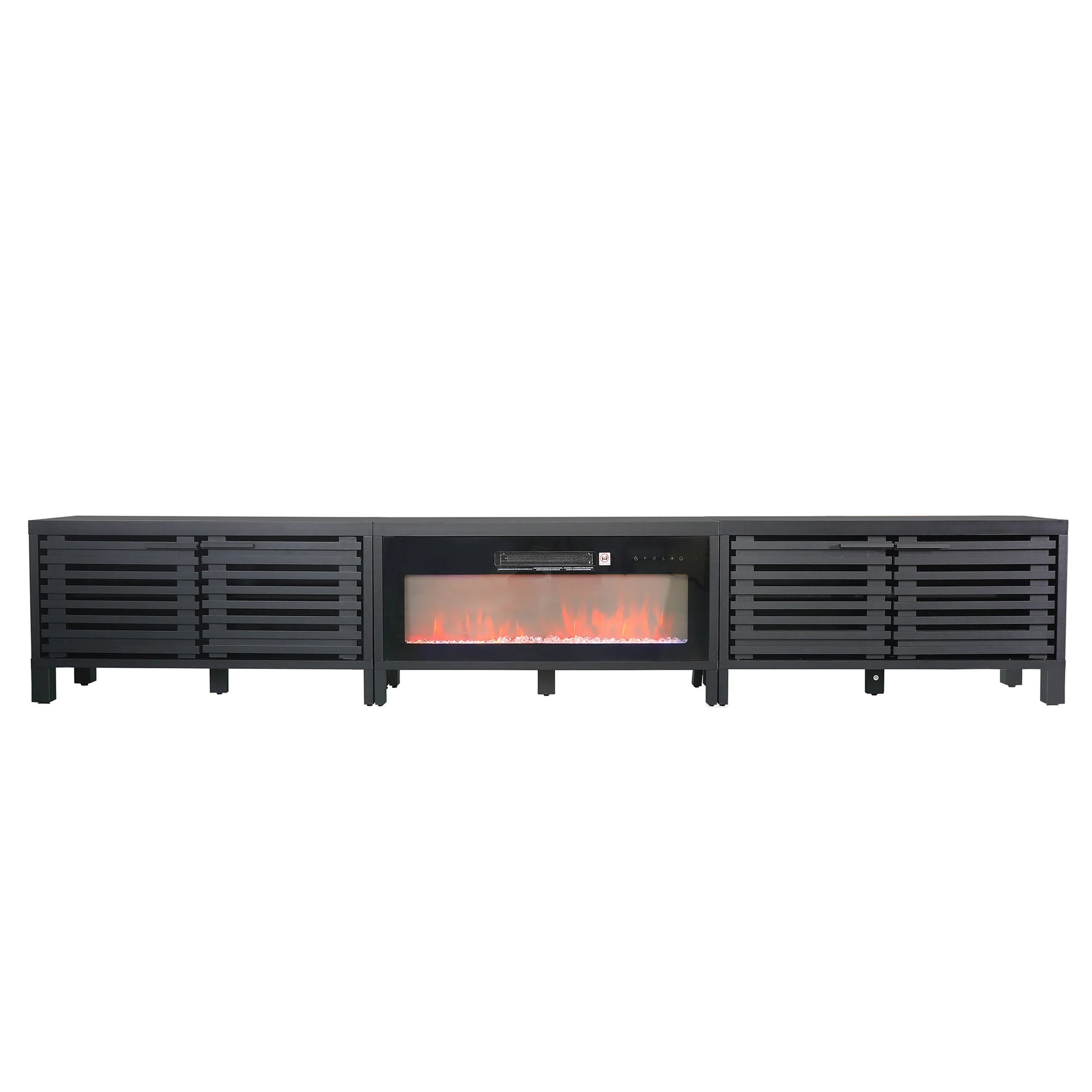 Vanub 115" Electric Fireplace TV Stand with 36" Electric Fireplace For Living Room - Vanub