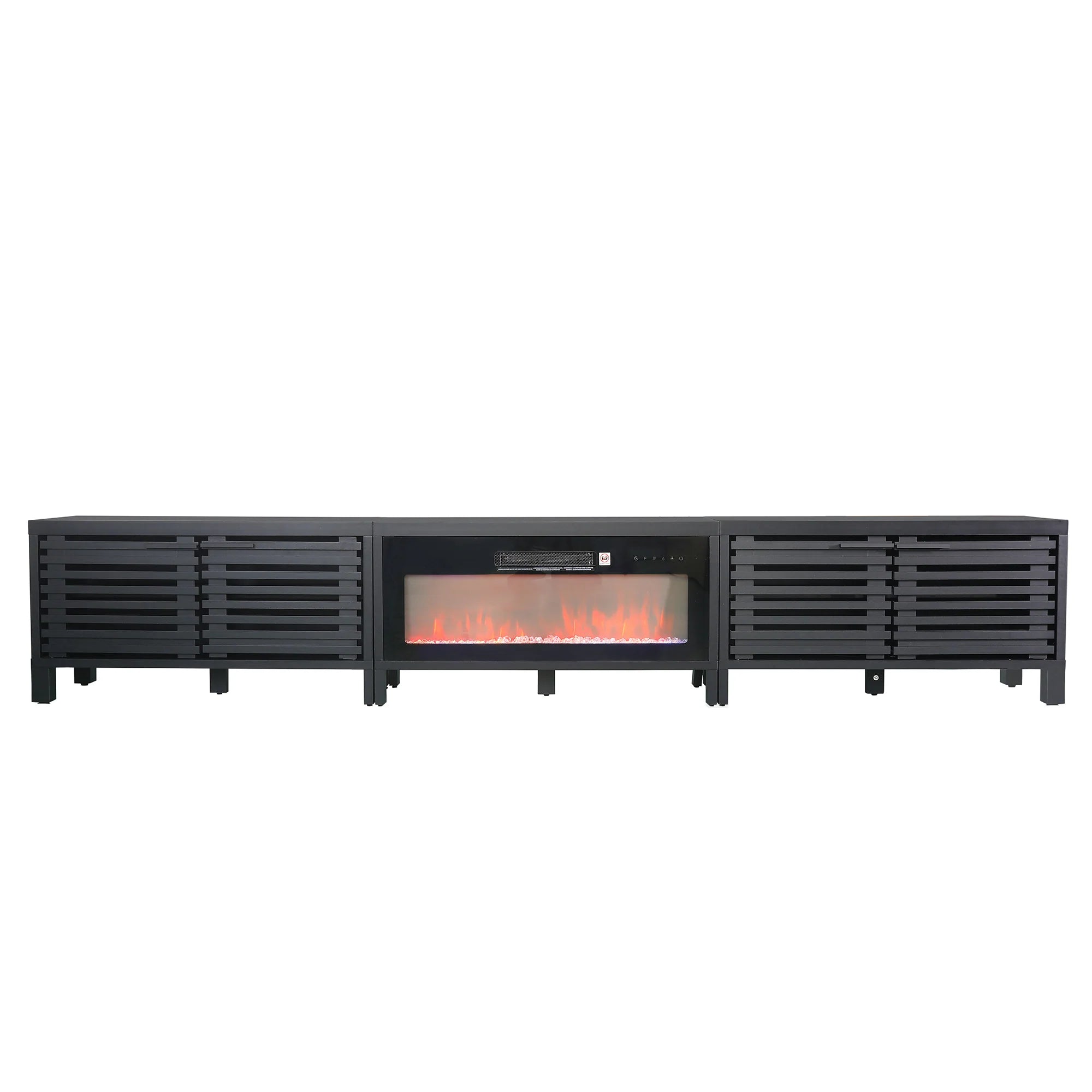 Vanub 115" Electric Fireplace TV Stand with 36" Electric Fireplace For Living Room - Vanub