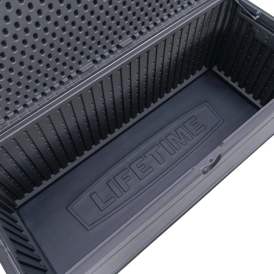 Lifetime 60'' W 130 Gallons Water Resistant Polyethylene Plastic Lockable Deck Box