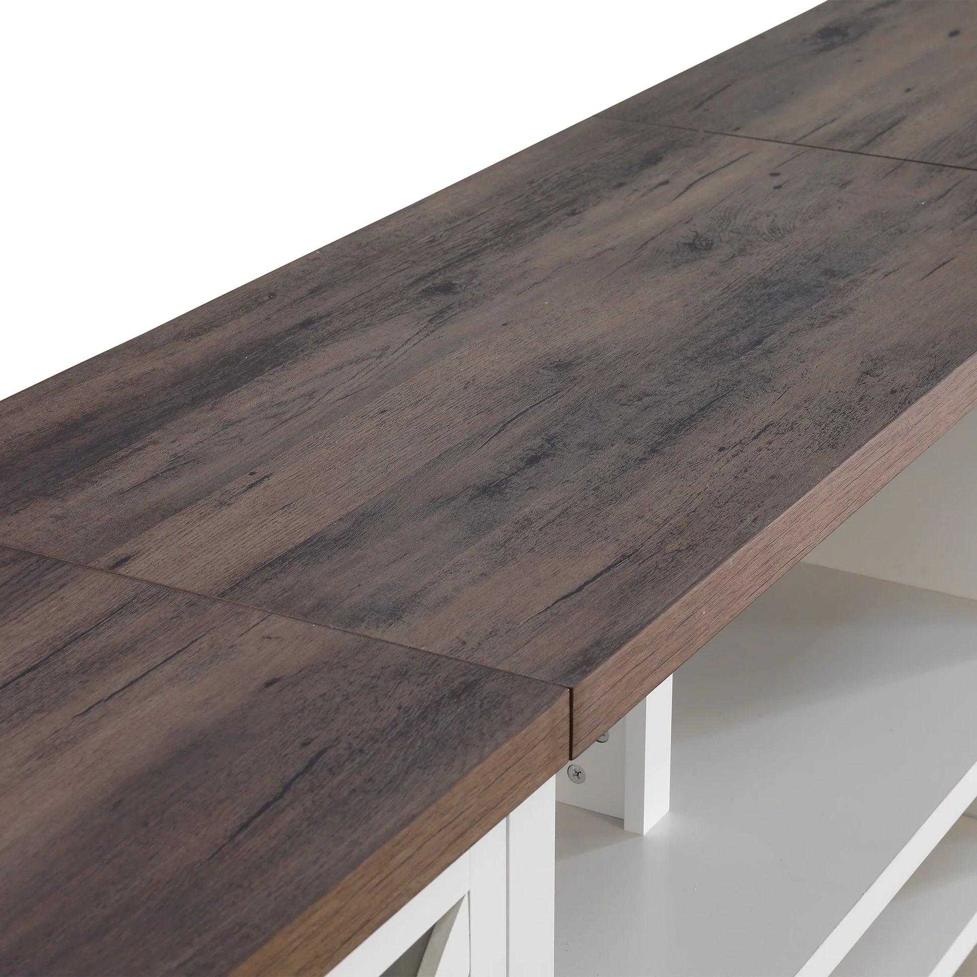 Vanub 93" TV Stand Storage Cabinets with 36 Inch Electric Fireplace for Living Room - Vanub