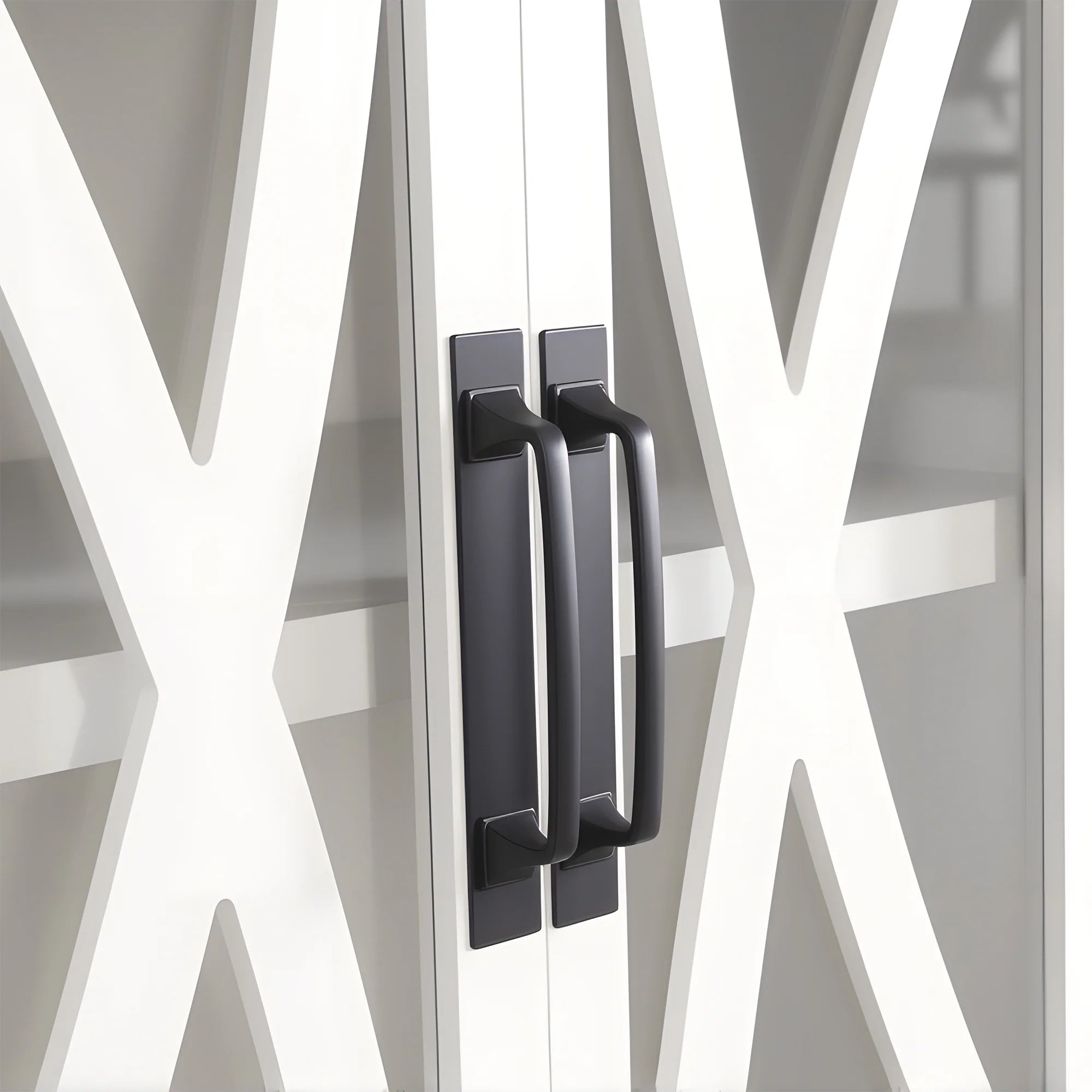 Vanub 93" TV Stand Storage Cabinets with 36 Inch Electric Fireplace for Living Room - Vanub