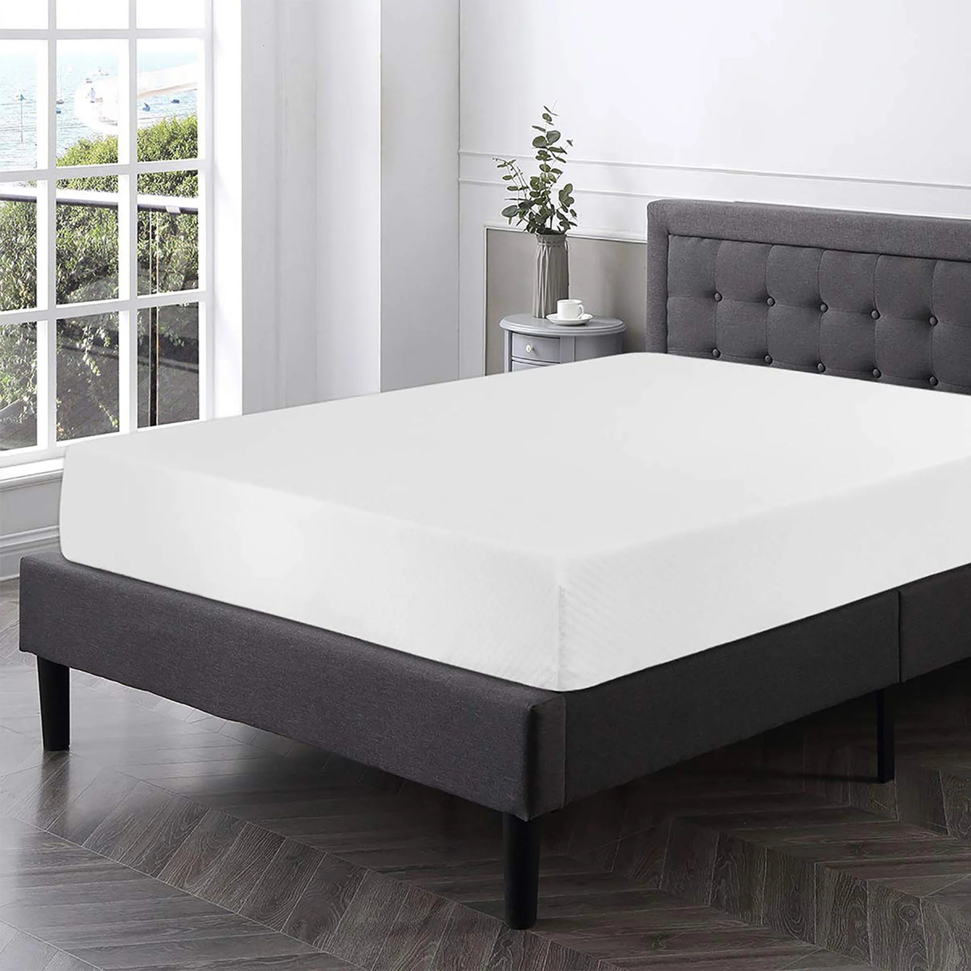 Artemisia 12" White Memory Foam Medium Firm 9.5" Standard Foam Mattress