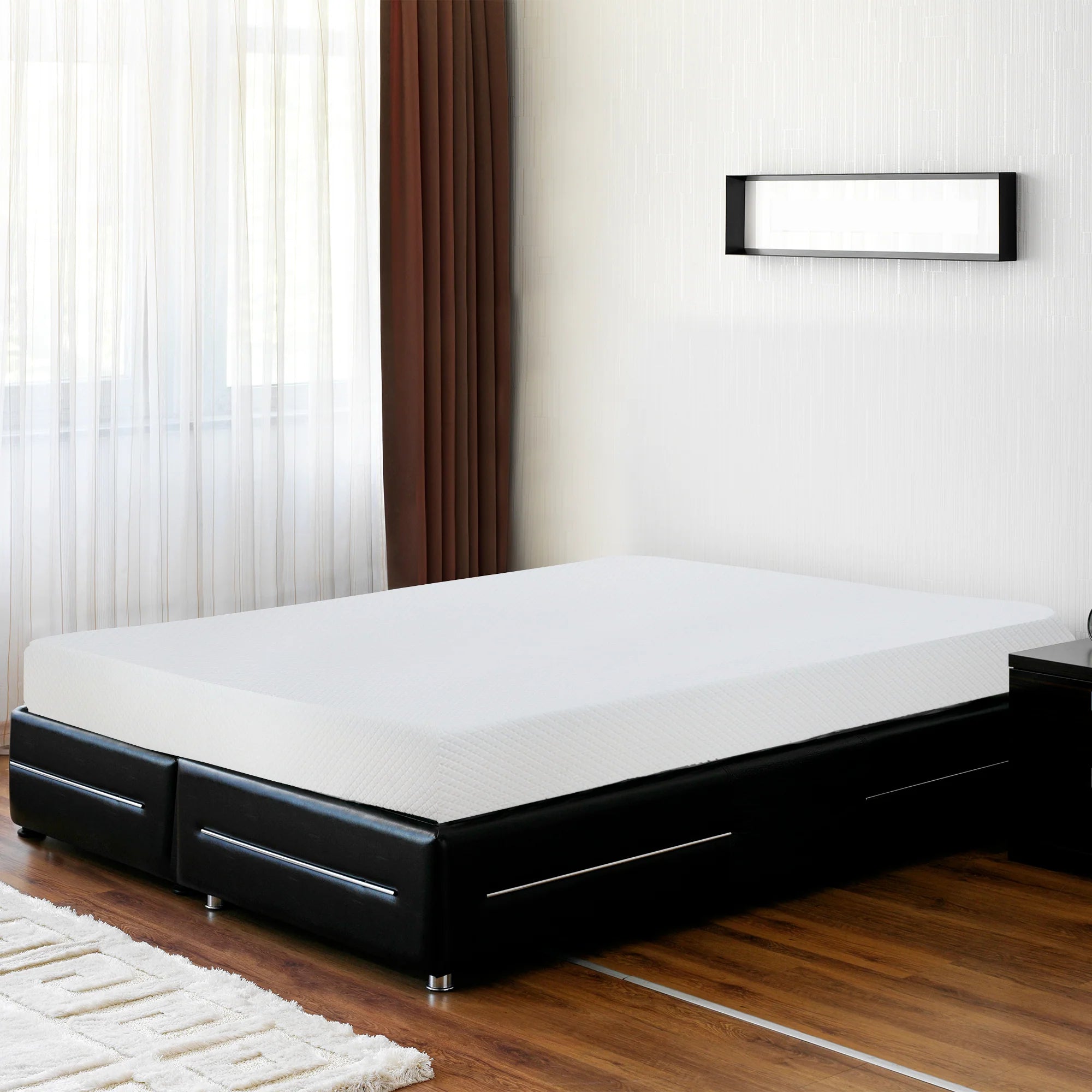 Artemisia 6" White Memory Foam Medium Firm Mattress with 1” Gel Infused Memory Foam