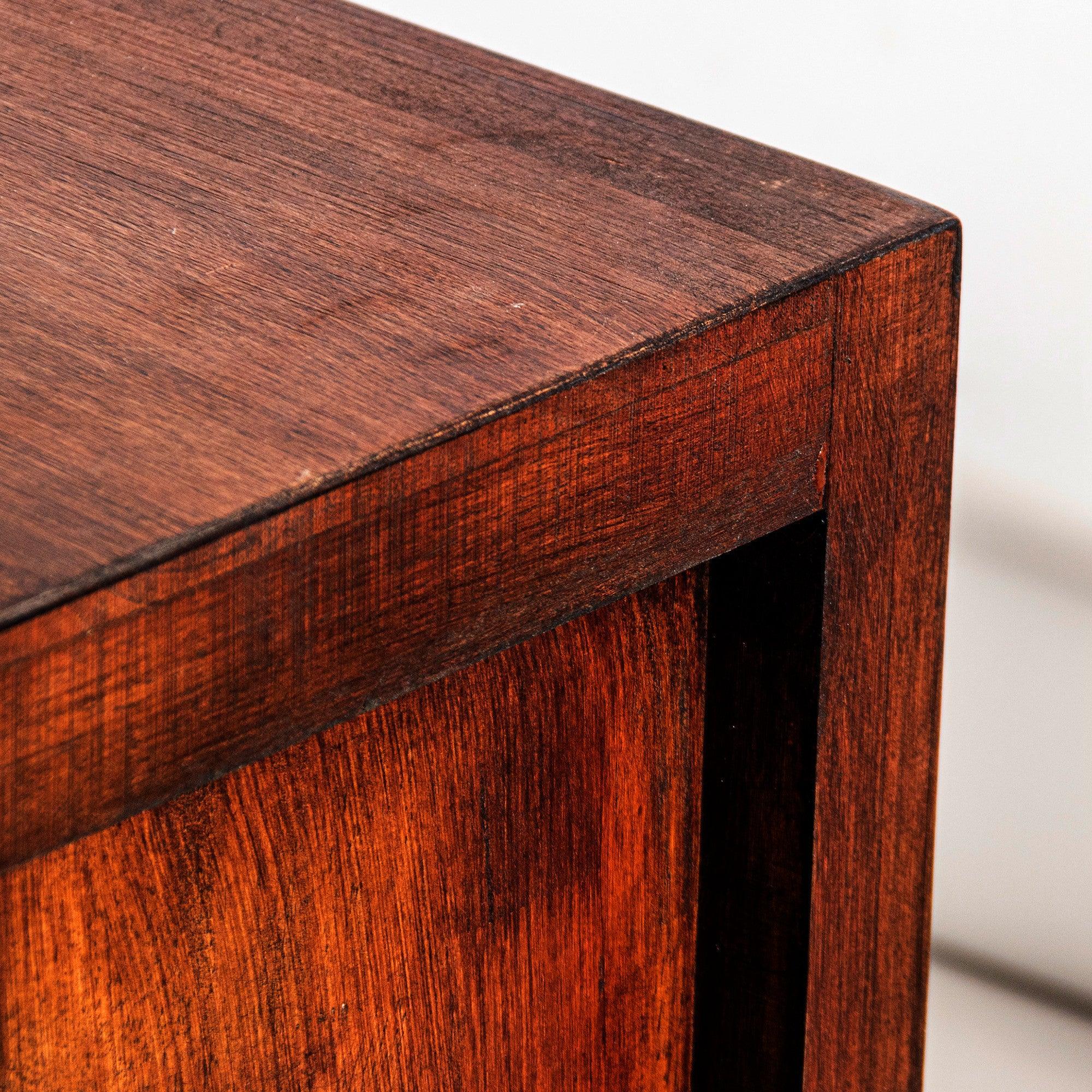 Brown 2-Drawer Nightstand, Modern Style, Fully Assembled