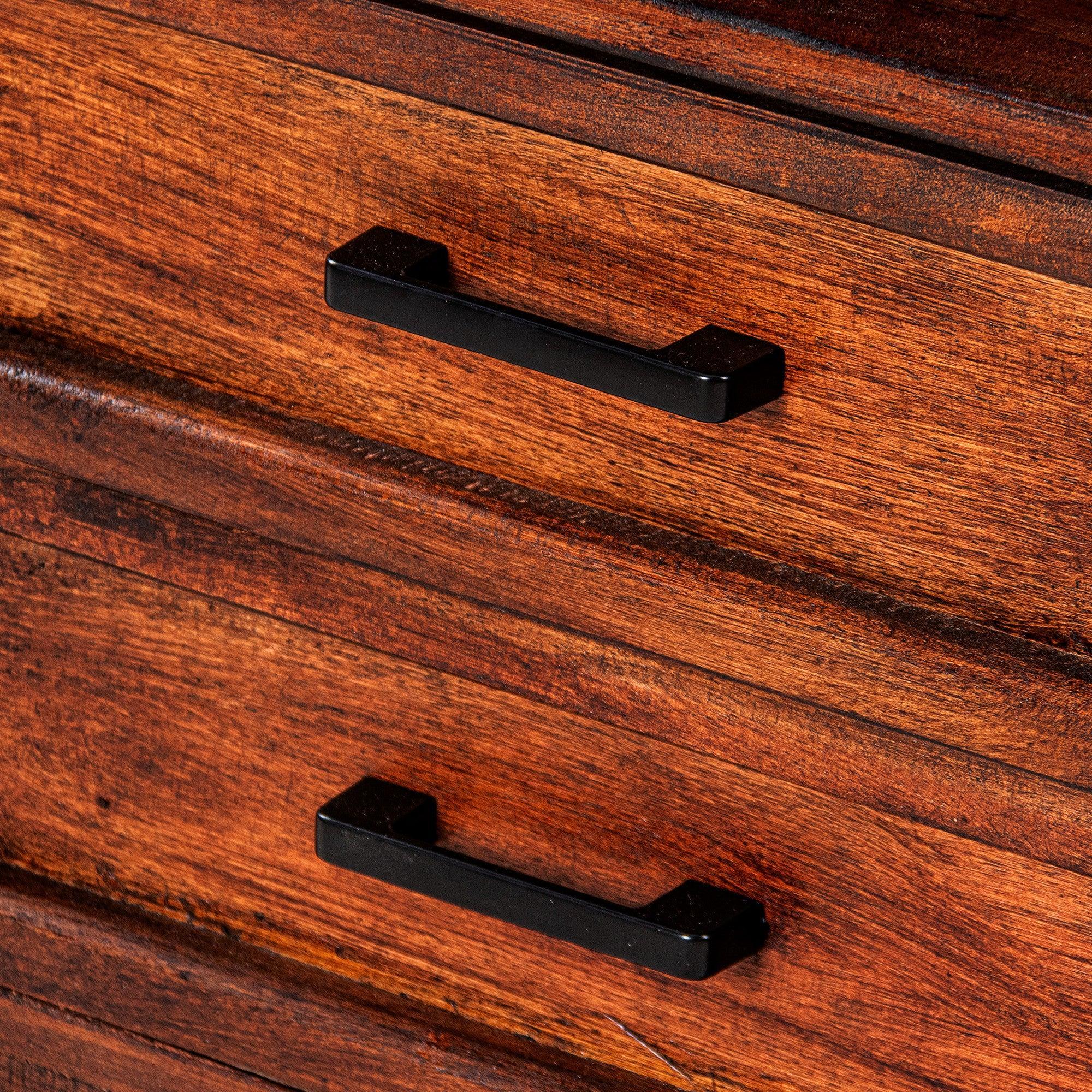 Brown 2-Drawer Nightstand, Modern Style, Fully Assembled