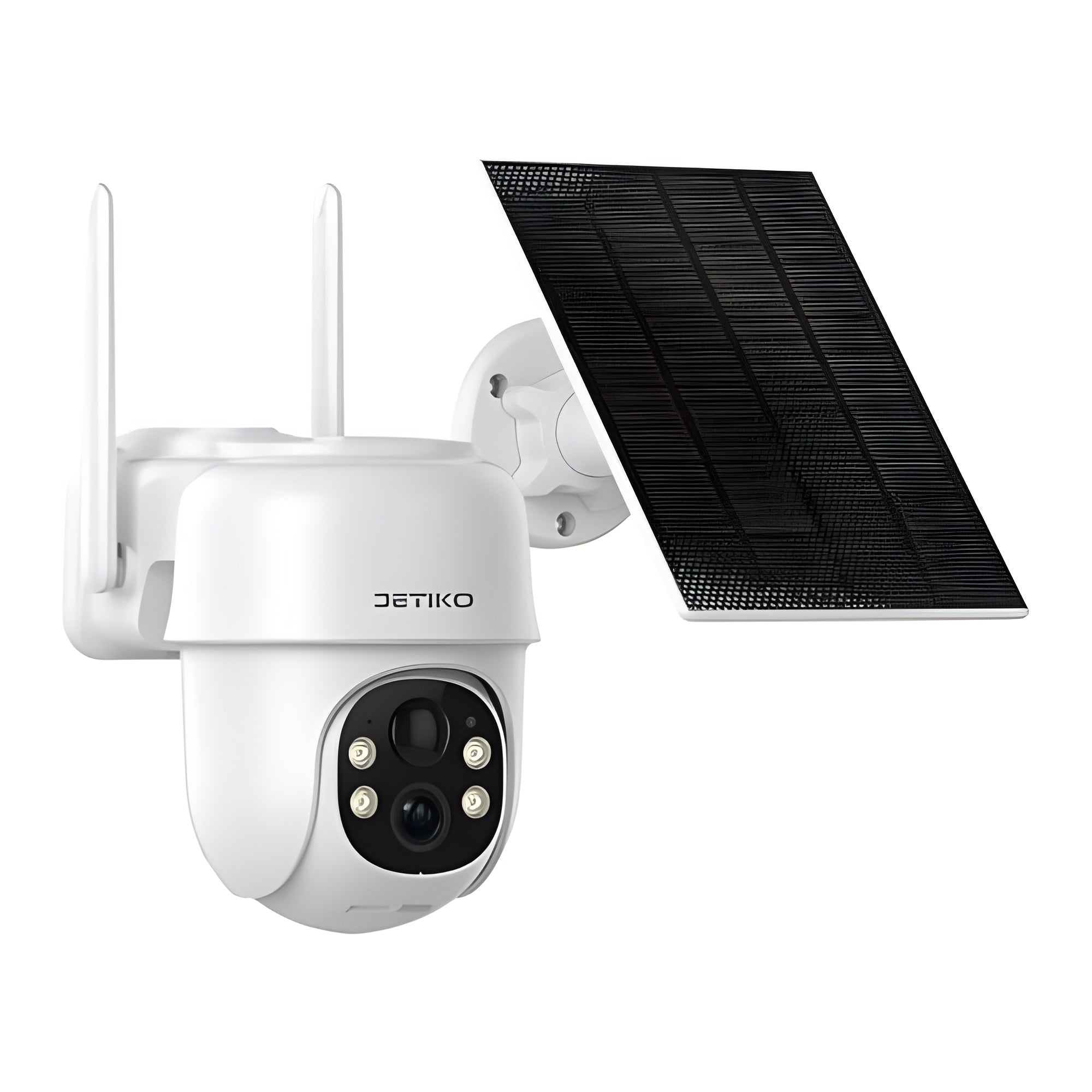 365-Day Solar Outdoor Security Camera | 360° Pan, 2K Night Vision, IP66 Waterproof, Alexa Enabled