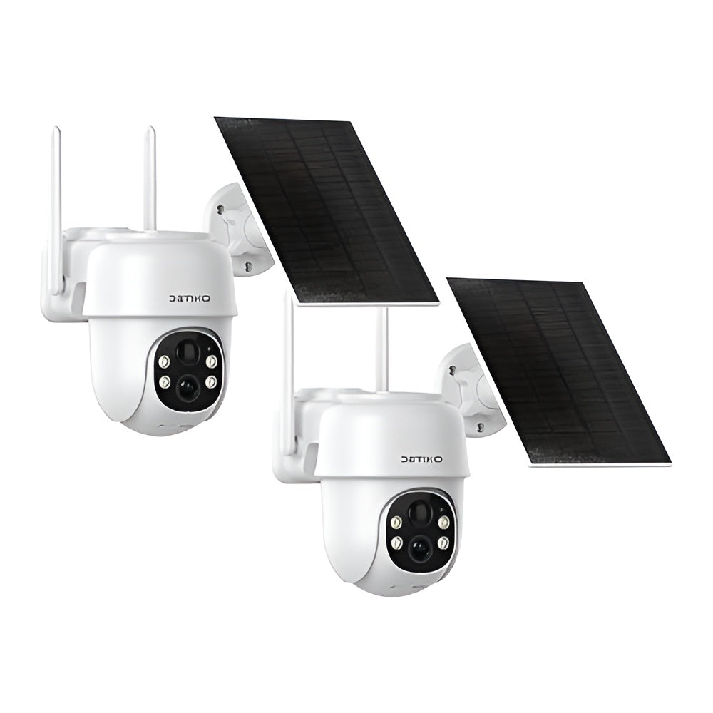 365-Day Solar Outdoor Security Camera | 360° Pan, 2K Night Vision, IP66 Waterproof, Alexa Enabled