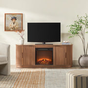 60" TV Stand with 36" Insert Electric Fireplace