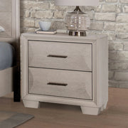 Hinwitz Transitional Solid Wood 2-Drawer Nightstand