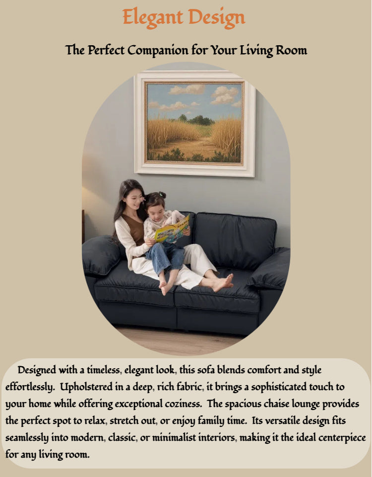 78.74" Black Faux Leather Compact Loveseat – 2-Seat Space-Saving Couch with Hidden Storage for Small Apartments/Studios