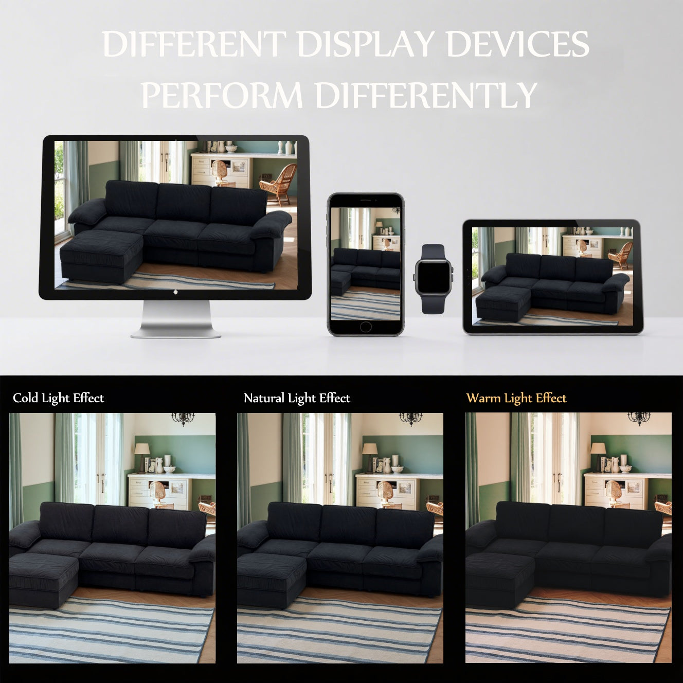 105.5" Upholstered L-Shaped Sectional Sofa with Storage – Modern Deep-Cushion Fabric Couch, Space-Saving for Apartments & Living Rooms