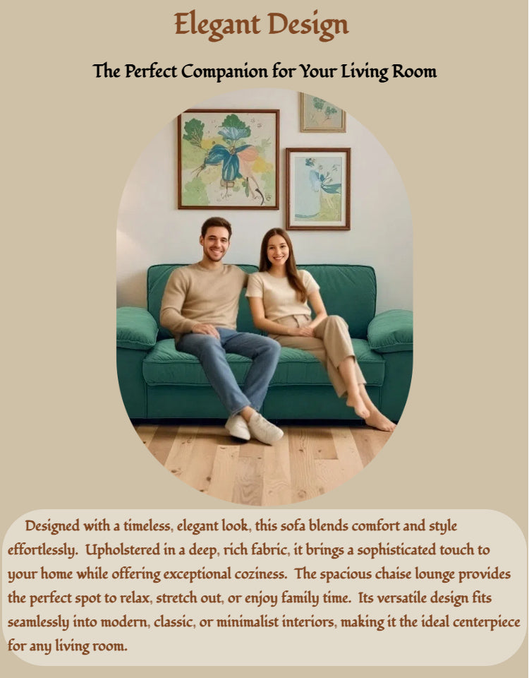 78.74" Green Velvet Compact Loveseat – 2-Seat Space-Saving Couch with Hidden Storage for Small Apartments/Studios