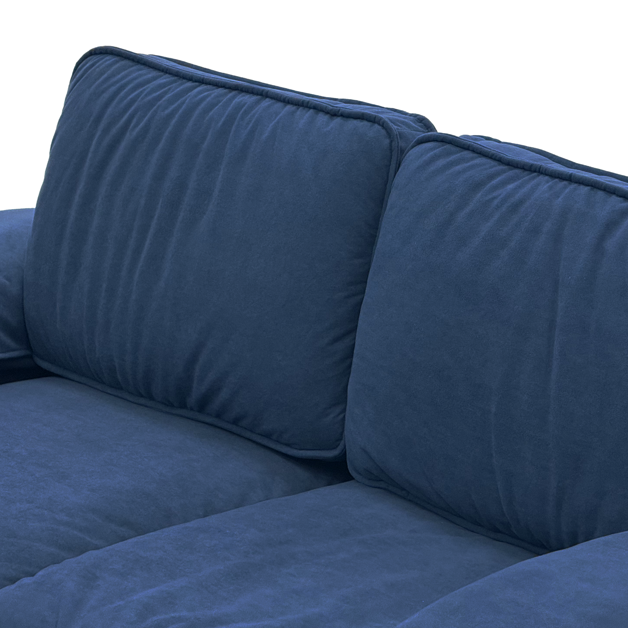 78.74" Space-Saving Storage Loveseat – Blue 2-Seat Contemporary Couch with Hidden Storage for Living Rooms/Small Homes