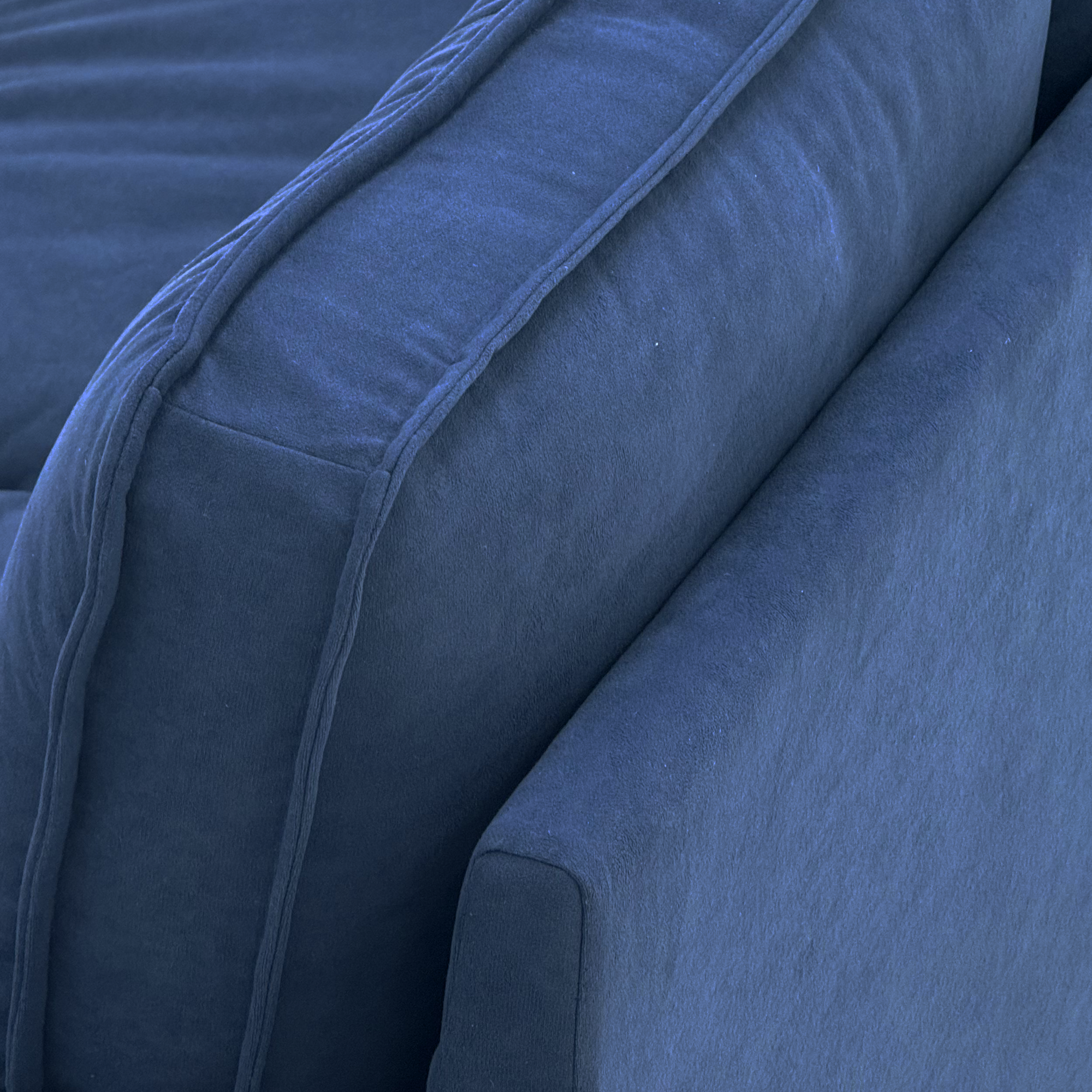 78.74" Space-Saving Storage Loveseat – Blue 2-Seat Contemporary Couch with Hidden Storage for Living Rooms/Small Homes