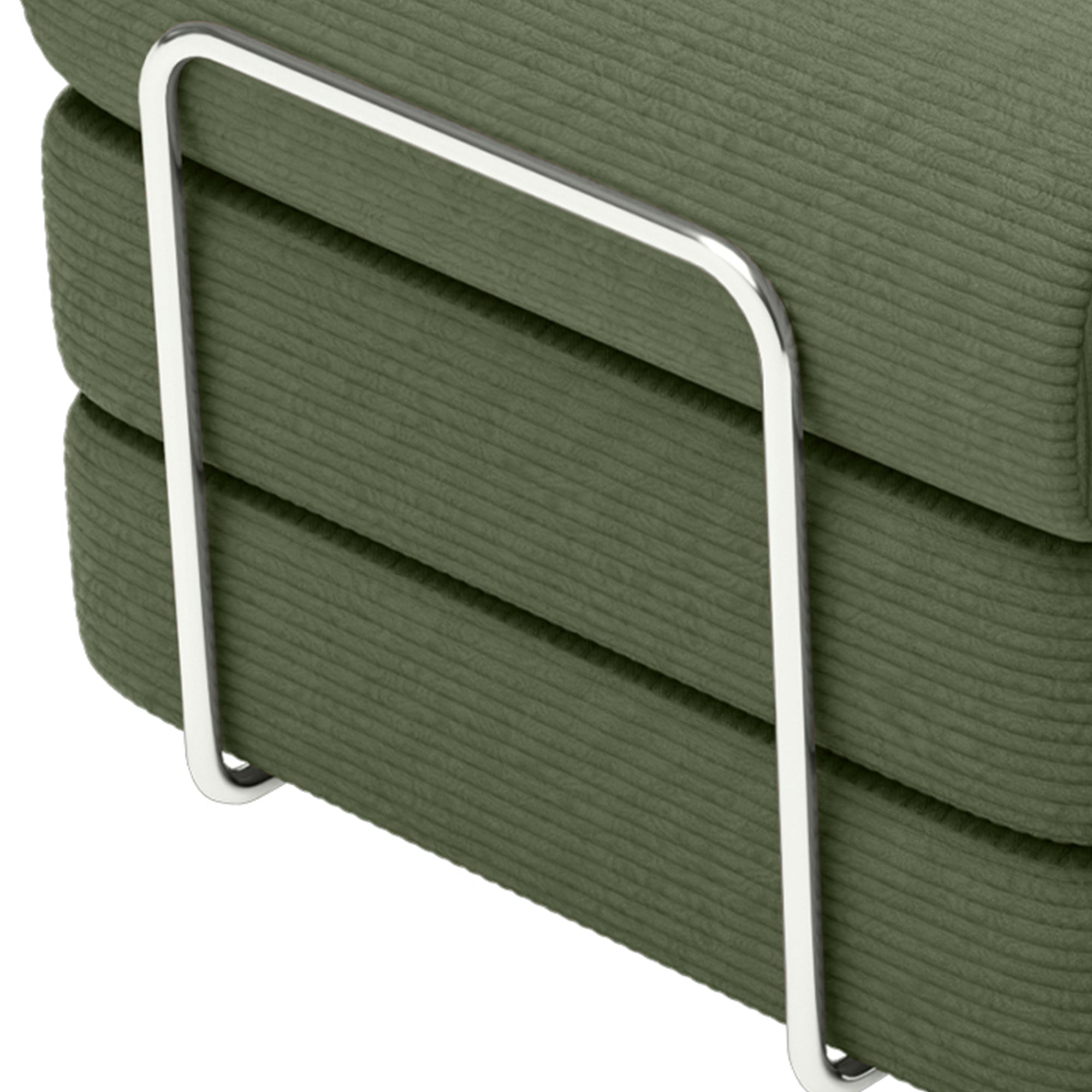 79" Perri Corduroy Compressed Sofa Bed with Lumbar Pillow for Living Room, Office