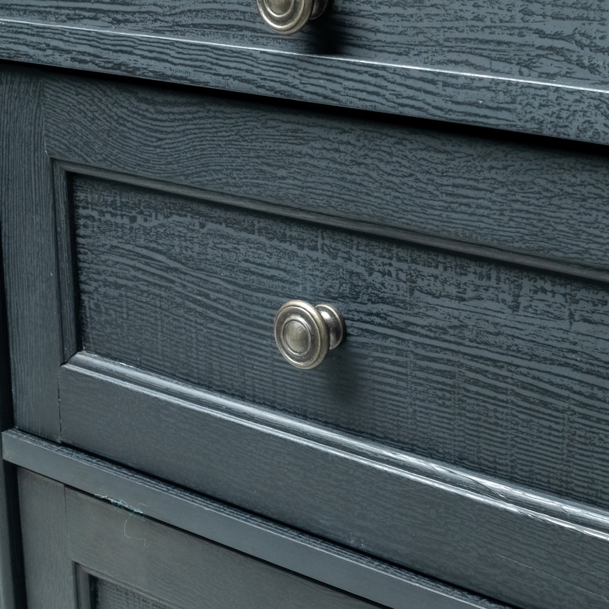 24" Transitional 3-Drawer Nightstand with Solid Wood Legs