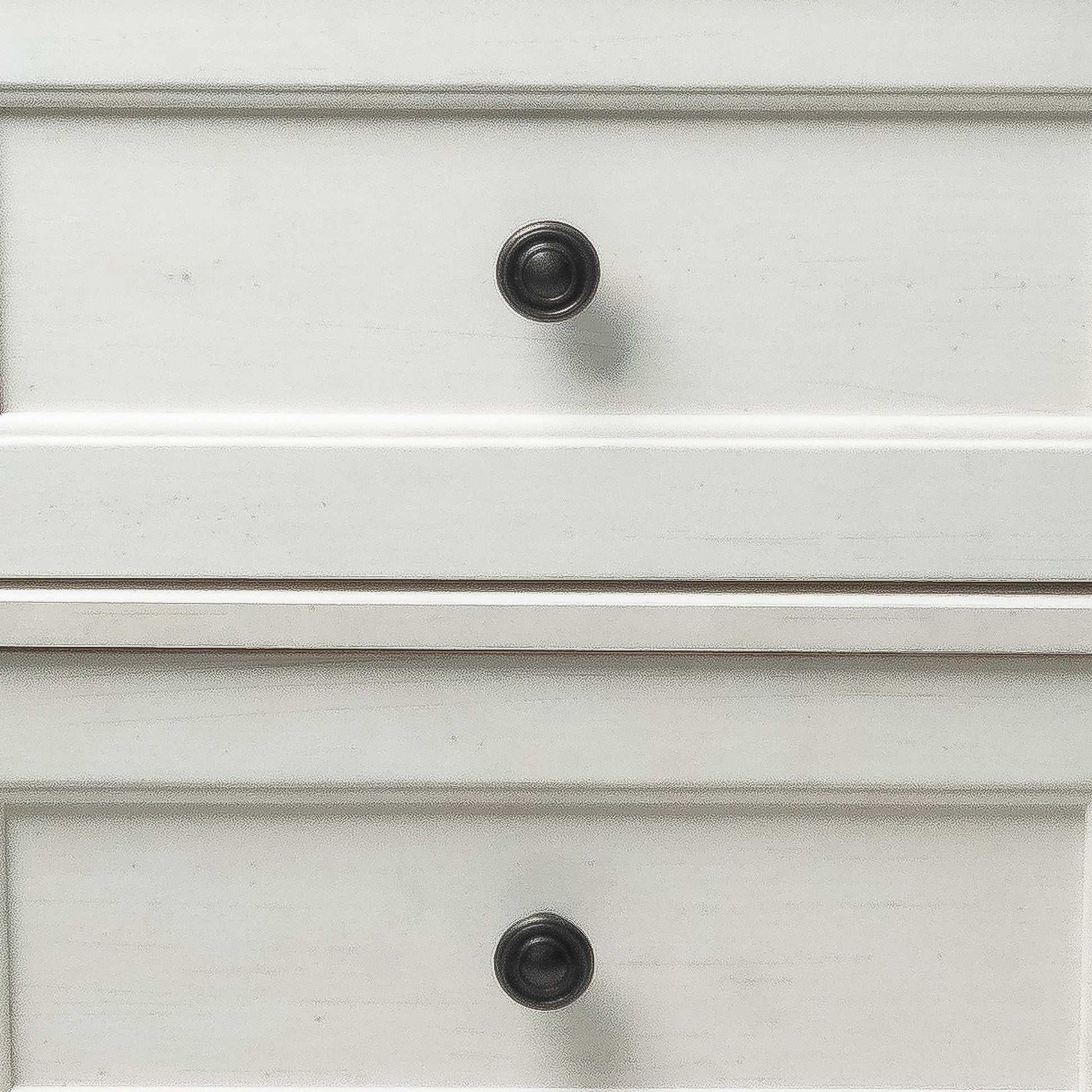 24" Transitional 3-Drawer Nightstand with Solid Wood Legs