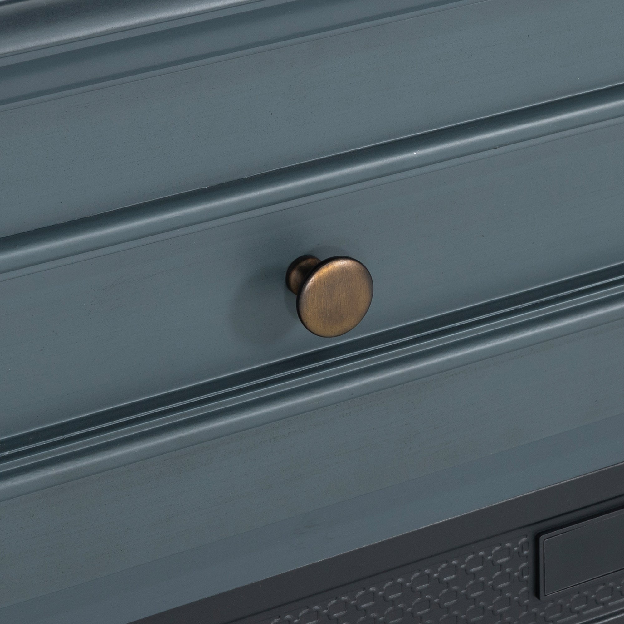 74" Farmhouse TV Stand with 23" Insert Opening Electric Fireplace