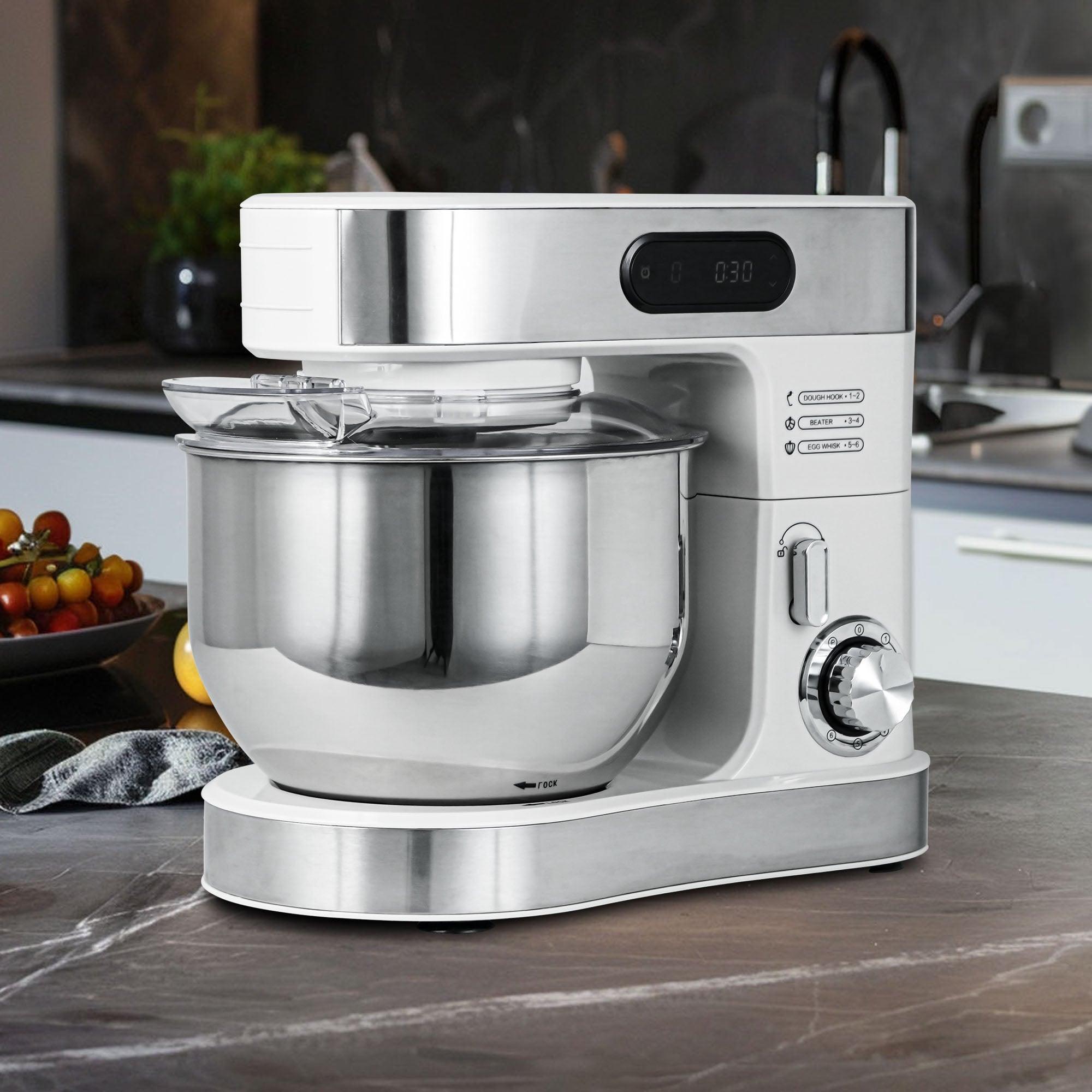 Vanub Kitchen Stand Mixer with Mixing Bowl, Dough Hook, Egg Whisk & Mixing Blade