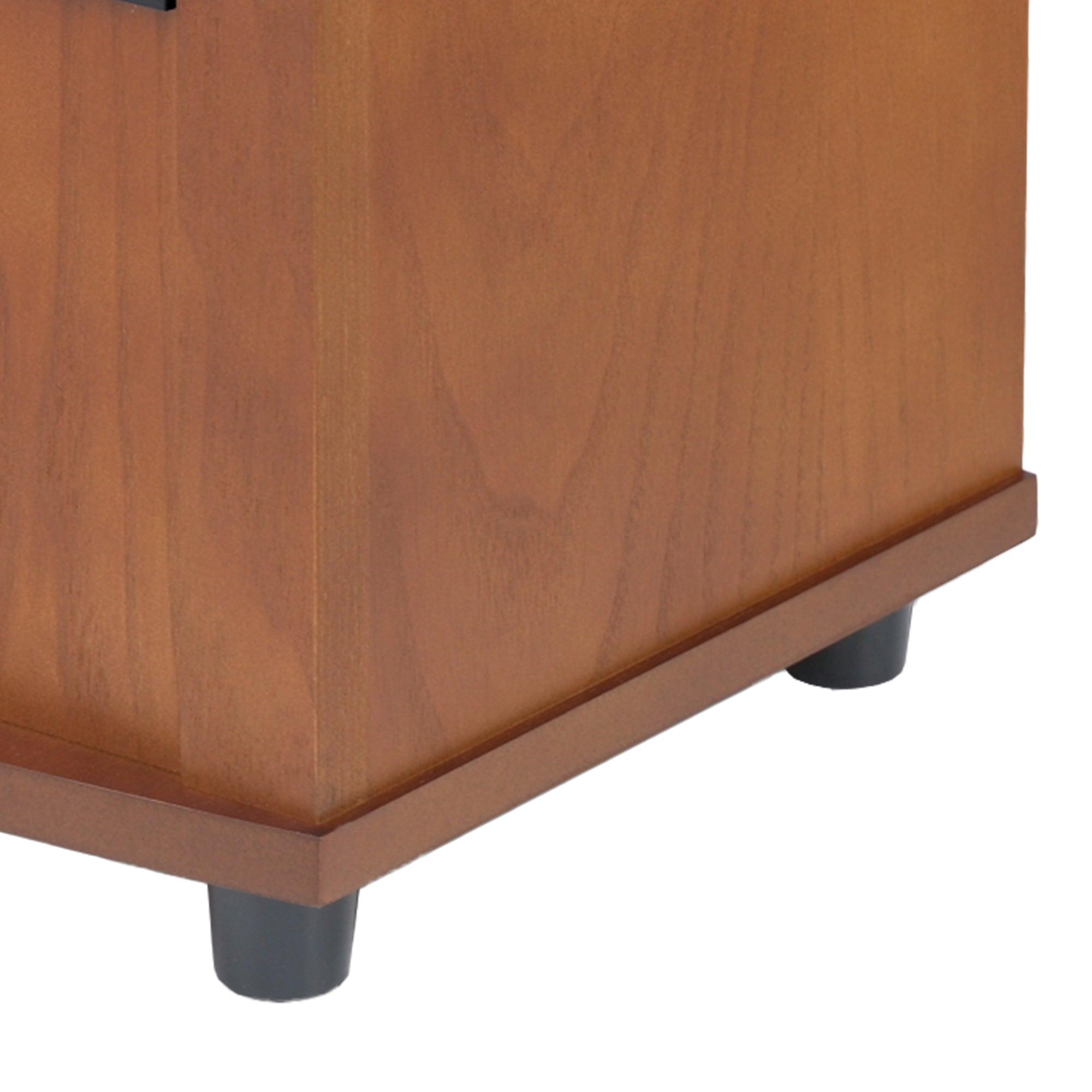Brown Digital LED Display Electric Infrared Wooden Large Room Space Heater with Timer