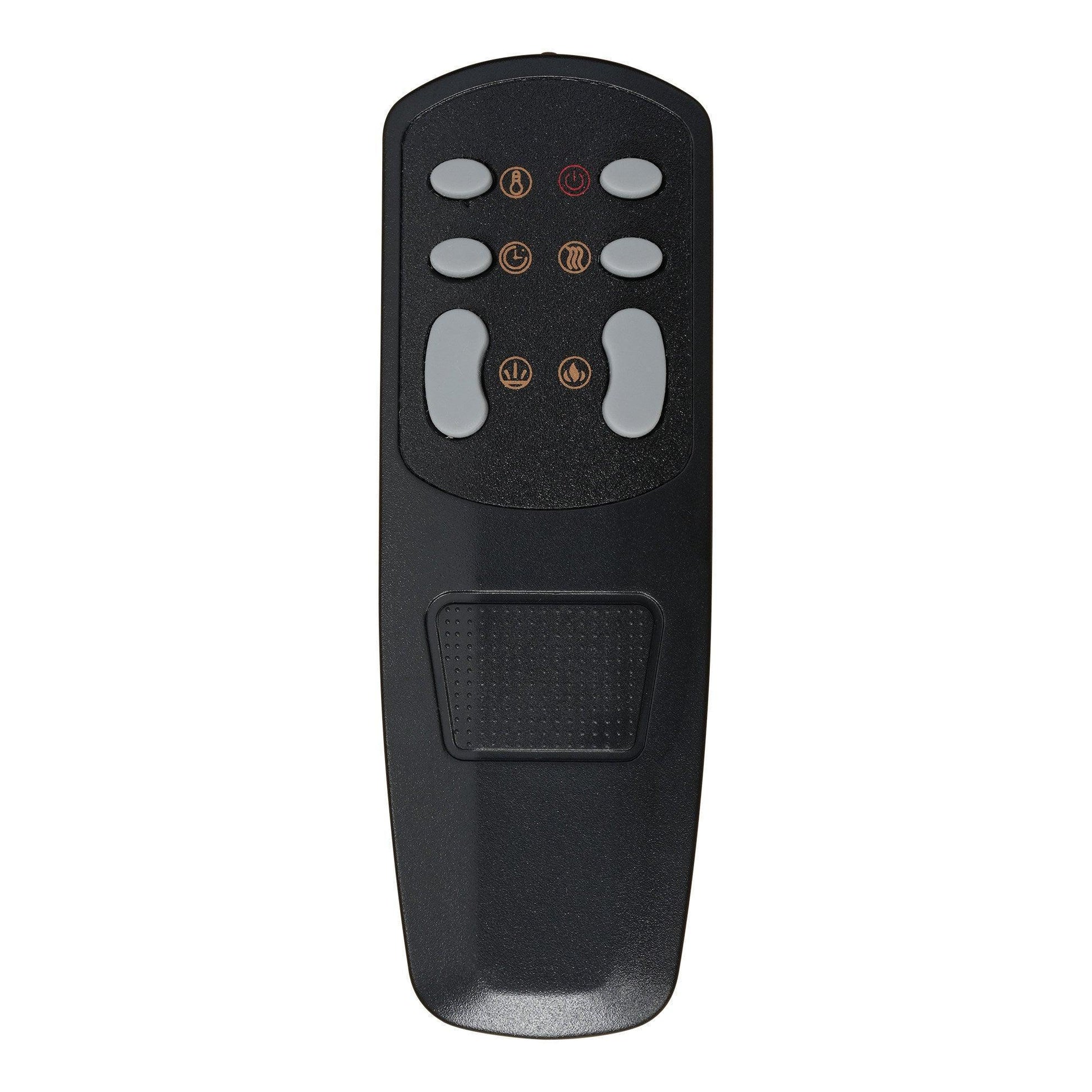 Wall Electric Fireplace with Remote Control and Touch Screen in 13 Flame Colors and Base Lights - Vanub